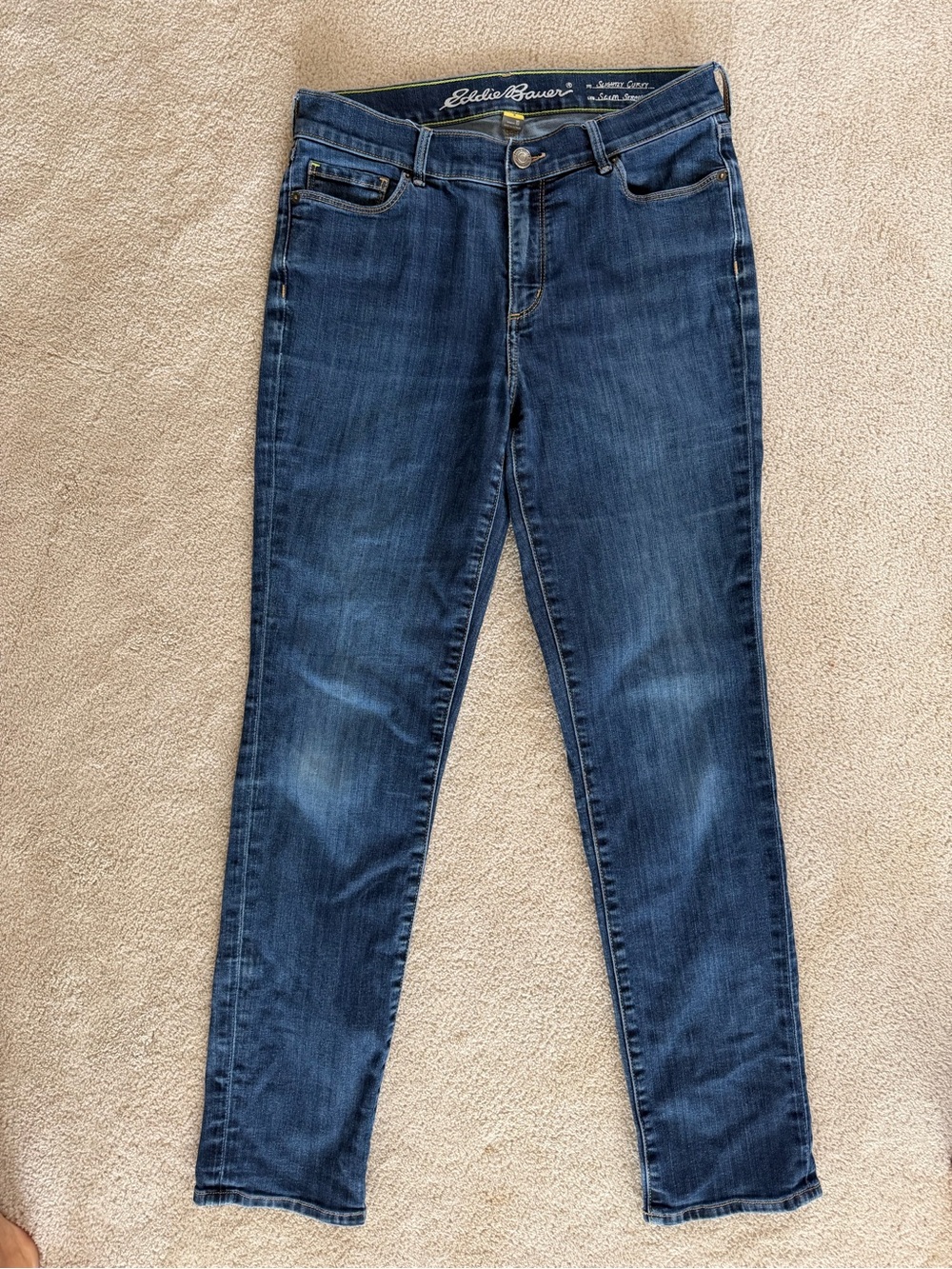 Eddie Bauer Slightly Curvy Slim Straight Jeans
